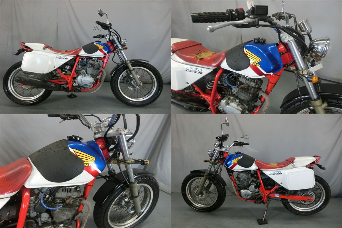 ☆15万円 FTR223 トリコロール MC34 セル1 実動車☆ホンダ FTR